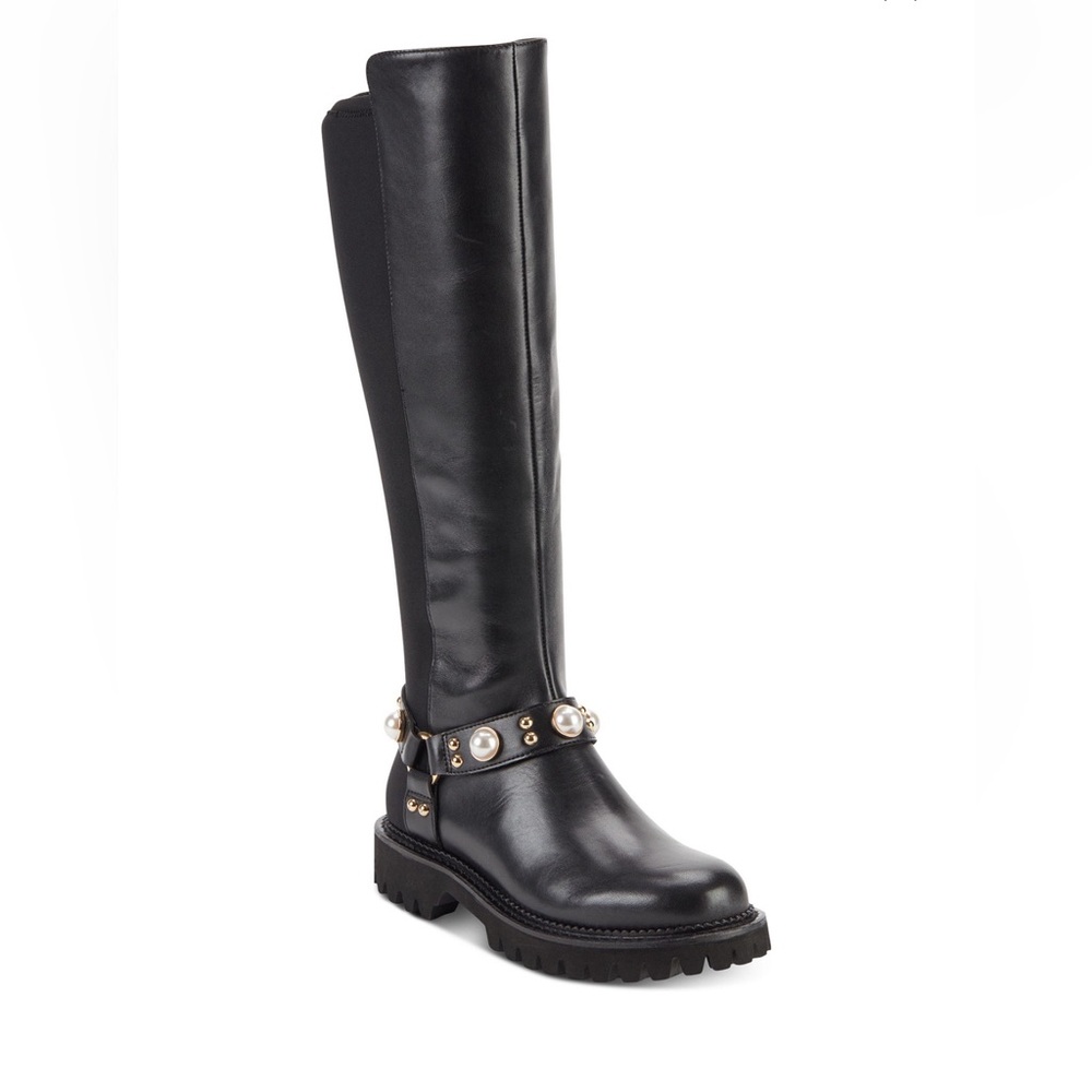 Karl Lagerfeld Paris Renley Riding Boots - Picture 13 of 14